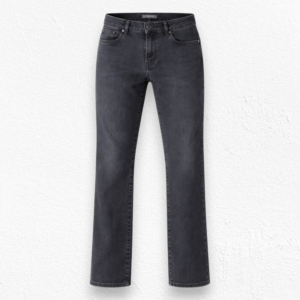 Levi's 505 Black Mid Rise Classic Black Label Casual Straight Leg Jeans Size 6